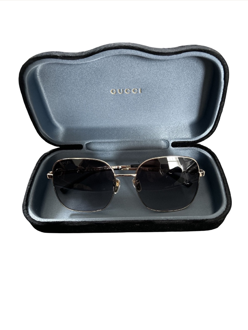 Gucci Gold Frame Sunglasses